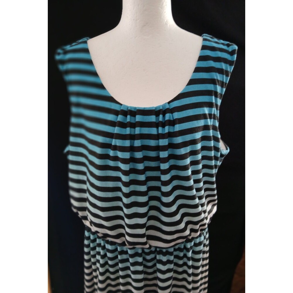 Cato Long Sleeveless Striped Long Maxi Dress XL - Picture 2 of 9